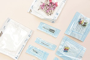 【バー】、【チップ類】もすべてパックし滅菌